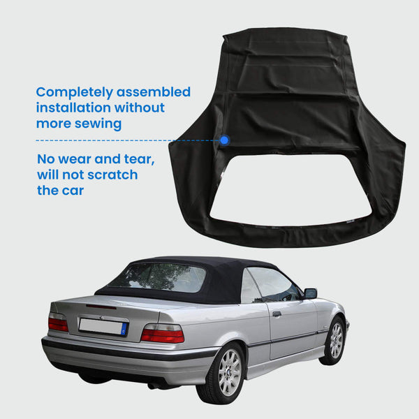 MaXpeedingRods Convertible Cabrio Soft Top Roof with Plastic Rear Window for BMW 3-Series E36 318i 323i 325i 328i M3 Evolution