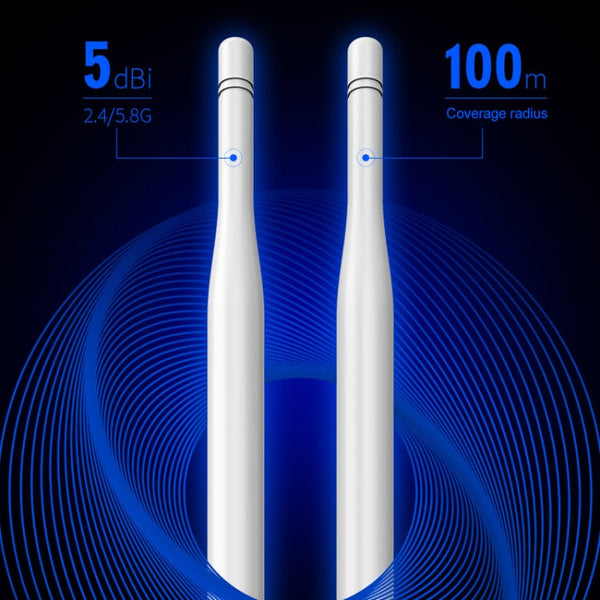 COMFAST CF-EW74 1200Mbs Outdoor Waterproof Dual Frequency Signal Amplifier Wireless Router Repeater WIFI Base Station with 2 Antennas