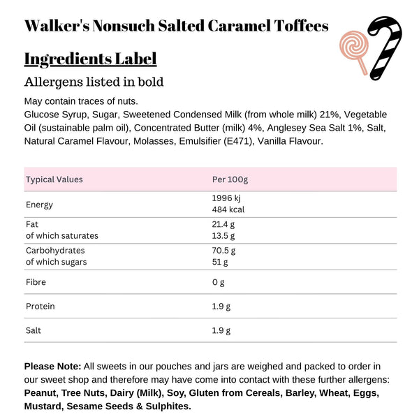 Walker's Nonsuch Salted Caramel Toffees