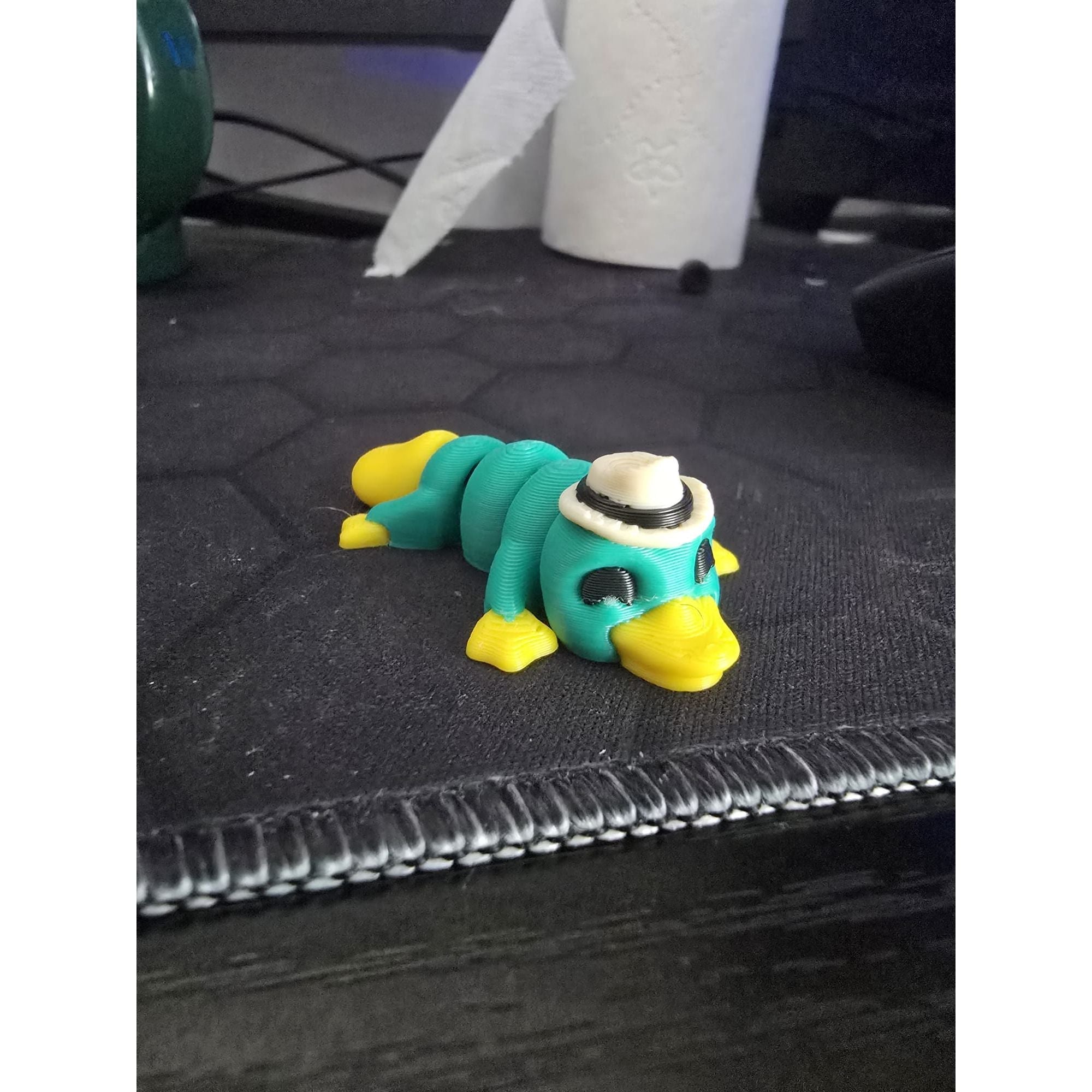 Articulated Perry the Platypus – Poseable 3D Printed Character Toy