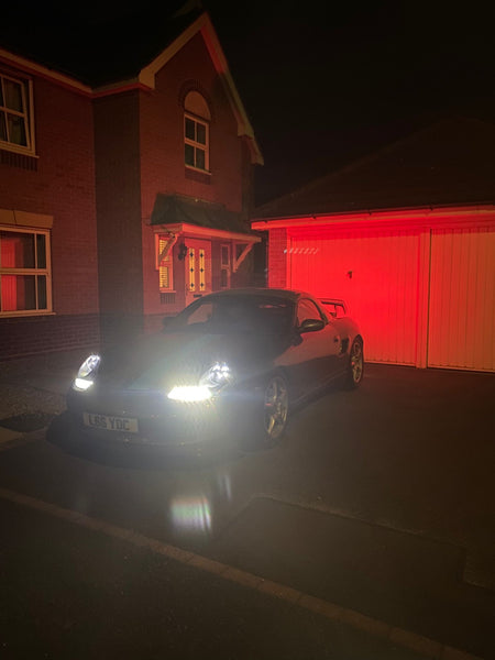 LT Pair LED Headlights Lightbar DRL Porsche 911 996 Boxster 986 Spyder 96-06 LHD