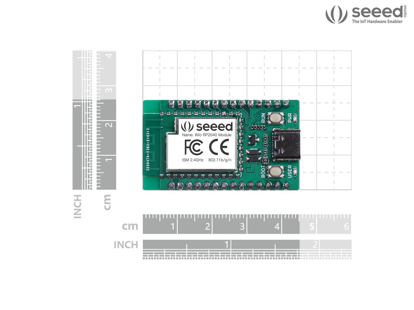 Wio RP2040 mini Dev Board (Onboard WiFi) [SL4]