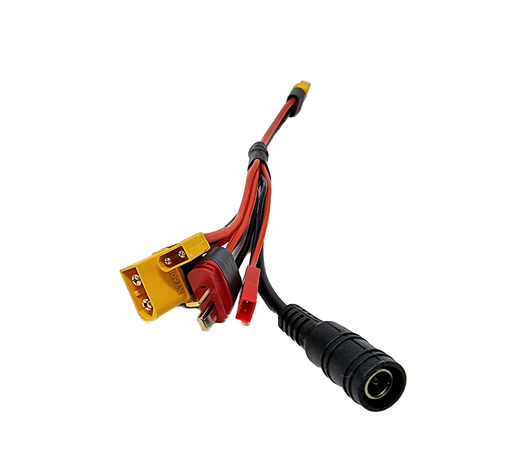 XT60 to XT60 XT30 DC5.5 T-Plug Charger Adapter Cable
