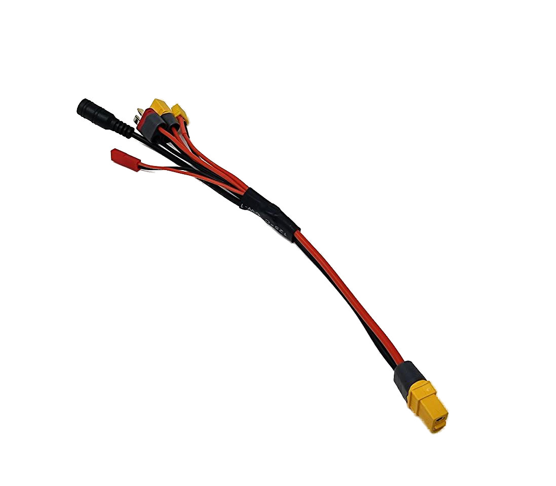 XT60 to XT60 XT30 DC5.5 T-Plug Charger Adapter Cable