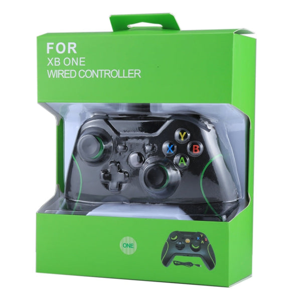Wired USB Game Controller Gamepad for XBOX ONE Console / PC / Laptop, Cable Length: About 2.1m, HSY-008 (Black), HSY-008