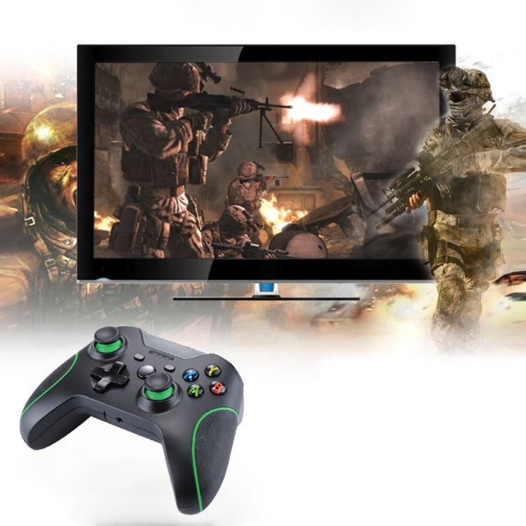 Wired USB Game Controller Gamepad for XBOX ONE Console / PC / Laptop, Cable Length: About 2.1m, HSY-008 (Black), HSY-008