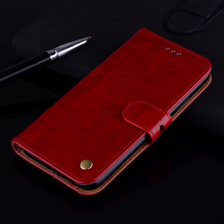 For Xiaomi  Mi A1 & 5X Business Style Oil Wax Texture Horizontal Flip Leather Case with Holder & Card Slots & Wallet & Lanyard