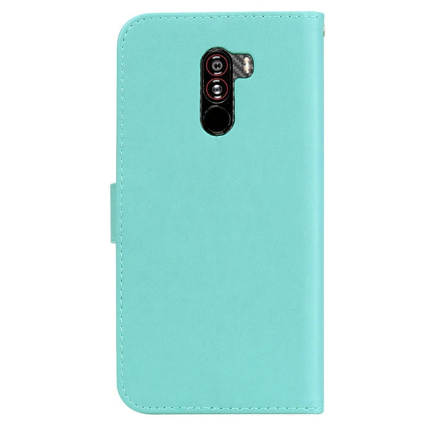 Rose Embossed Horizontal Flip PU Leather Case for Xiaomi Pocophone F1 , with Holder & Card Slots & Wallet