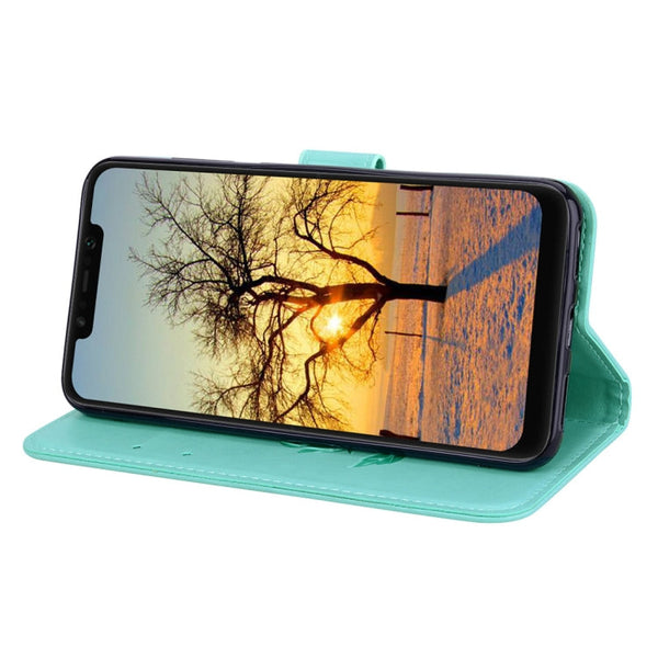 Rose Embossed Horizontal Flip PU Leather Case for Xiaomi Pocophone F1 , with Holder & Card Slots & Wallet