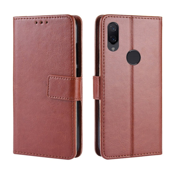 Crazy Horse Texture Horizontal Flip Leather Case for Xiaomi Redmi Note 7, with Holder & Card Slots & Wallet & Lanyard, For Xiaomi Redmi Note 7 (Lanyard), For Redmi Note 7, Xiaomi Redmi Note 7