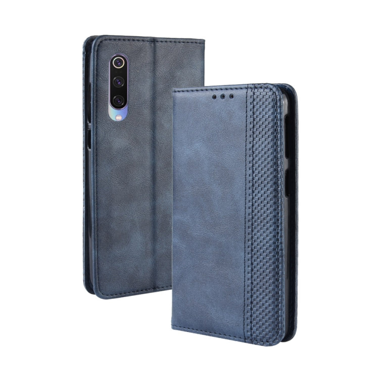 Magnetic Buckle Retro Texture Horizontal Flip Leather Case for Xiaomi Mi 9, with Holder & Card Slots & Wallet, For Xiaomi Mi 9