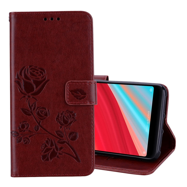 Rose Embossed Horizontal Flip Environmental PU Leather Case for Xiaomi Redmi S2, with Holder & Card Slots & Wallet