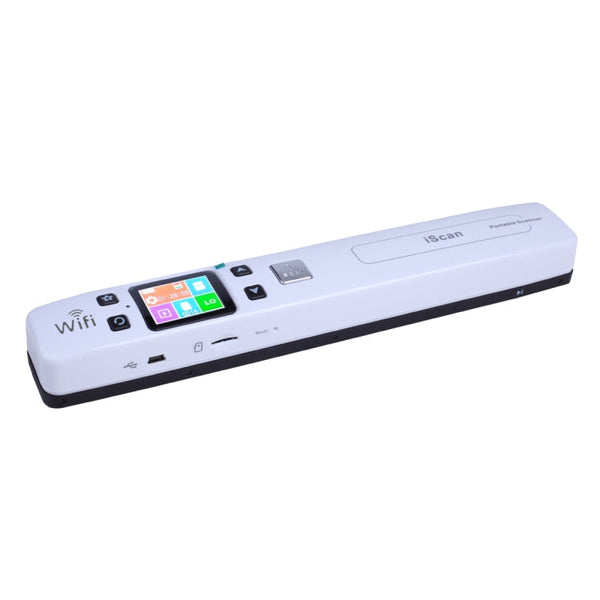 iScan02 WiFi Double Roller Mobile Document Portable Handheld Scanner with LED Display,  Support 1050DPI  / 600DPI  / 300DPI  / PDF / JPG / TF