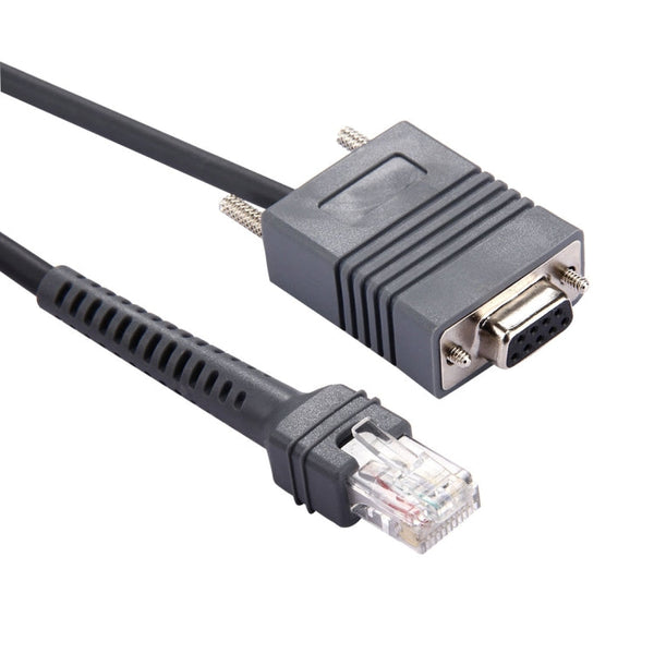 2m RS232 to RJ45 Scanner Serial Data Cable for Symbol LS2208, RS232 to RJ45