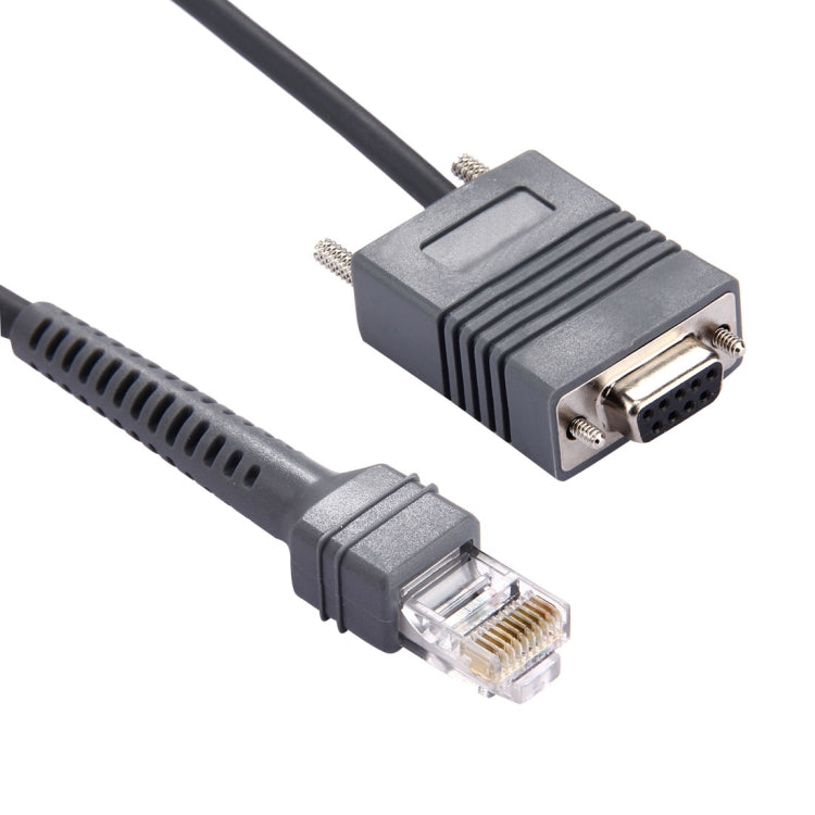 2m RS232 to RJ45 Scanner Serial Data Cable for Symbol LS2208, RS232 to RJ45