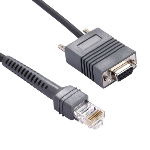 2m RS232 to RJ45 Scanner Serial Data Cable for Symbol LS2208, RS232 to RJ45