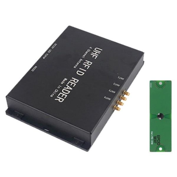 4-Channel UHF RFID Reader Writer, MODBUS Passive Temperature Sensor Reader for Electric Power Monitoring