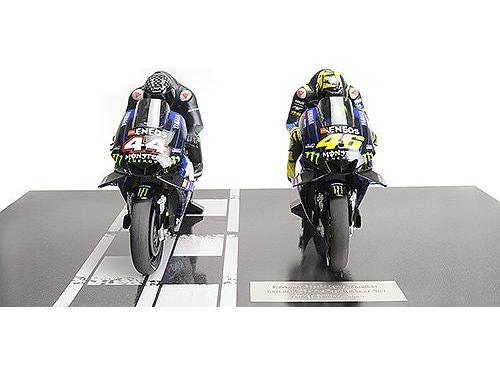 Yamaha YZR-M1 Valencia Test 2019 Hamilton/Rossi - Set 2 Bikes 1:12 Scale Minichamps Diecast Model