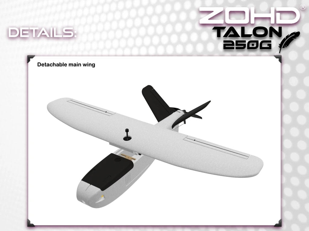 ZOHD Talon 250g 620mm FPV Airplane