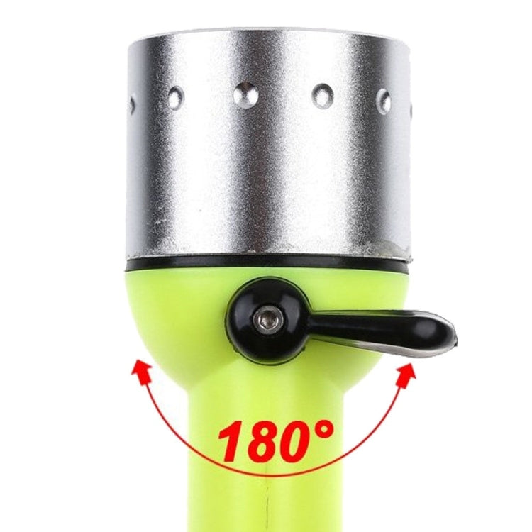 Waterproof Underwater Diving LED Flashlight Adjustable Torch Diving Work Fishing Hunting Lamp