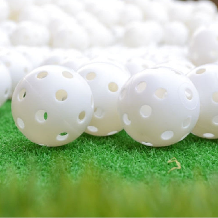 PGM 10 PCS Golf Indoor Exercise Hollow Ball, 10PCS Hollow Ball White, 10PCS Hollow Ball Yellow