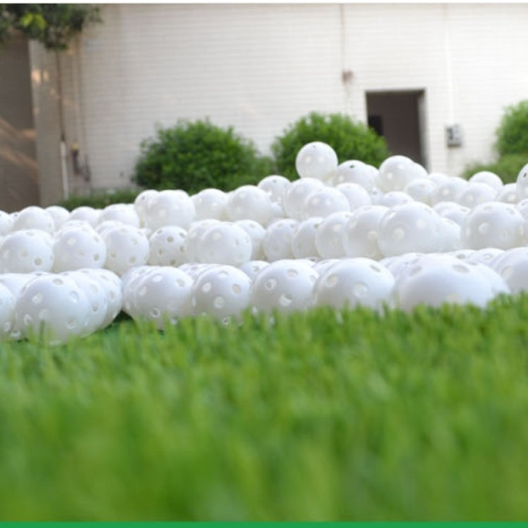 PGM 10 PCS Golf Indoor Exercise Hollow Ball, 10PCS Hollow Ball White, 10PCS Hollow Ball Yellow