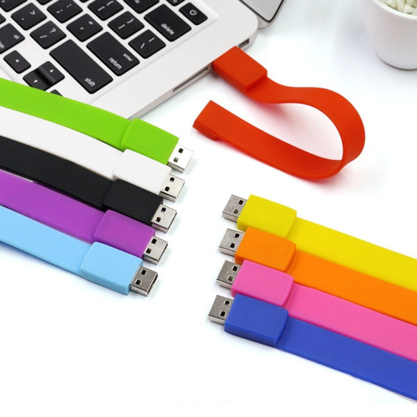 MicroDrive 32GB USB 2.0 Fashion Bracelet Wristband U Disk, 32GB