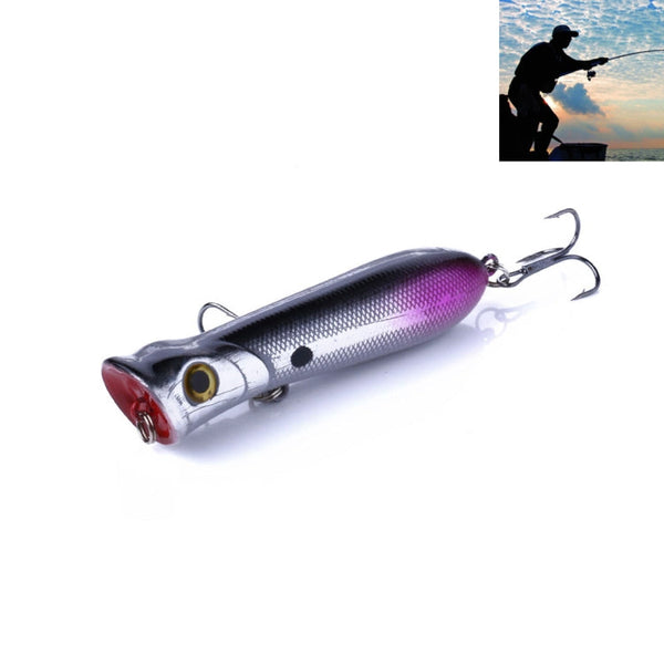 HENGJIA PO032 8cm/12g Simulation Hard Baits Fishing Lures with Hooks Tackle Baits Fit Saltwater and Freshwater