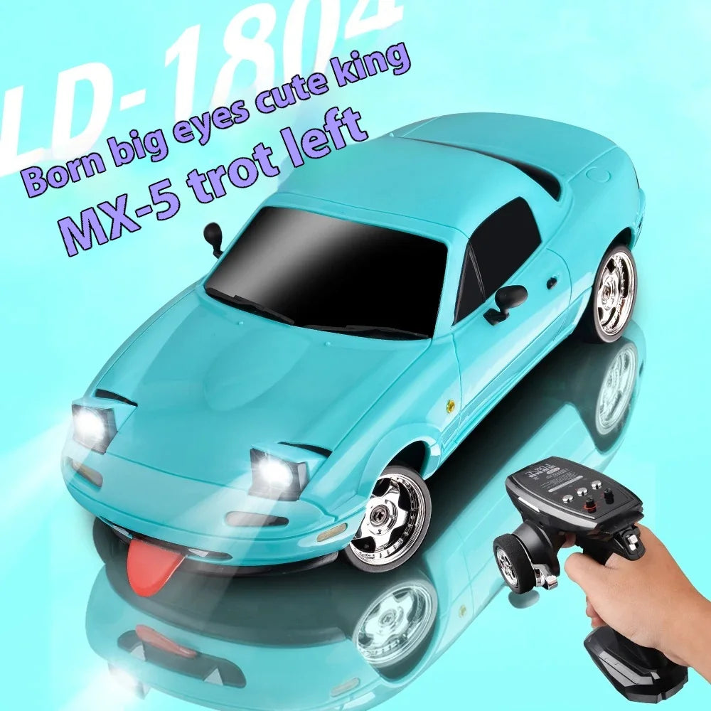 1:18 New LD1804 mazda Mx5 Premium Version Rc Drift Car Rc Cars With A Gyroscope Rear-Wheel Drive Toy Car Birthday Toys For Boy