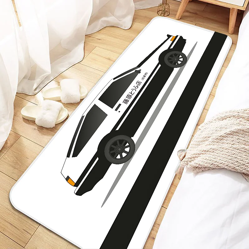 Drift Car JDM Initial D AE86 Door Mat Entrance Non-slip Doormat Washable Kitchen Carpet Living Room Hallway Rugs Bathroom Bath