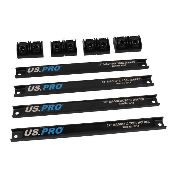 US PRO Tools 4pc 12" / 300mm Magnetic Tool Holder 6913