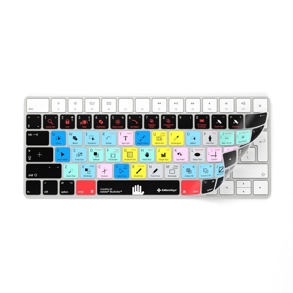 Adobe Illustrator Keyboard Covers for MacBook and iMac