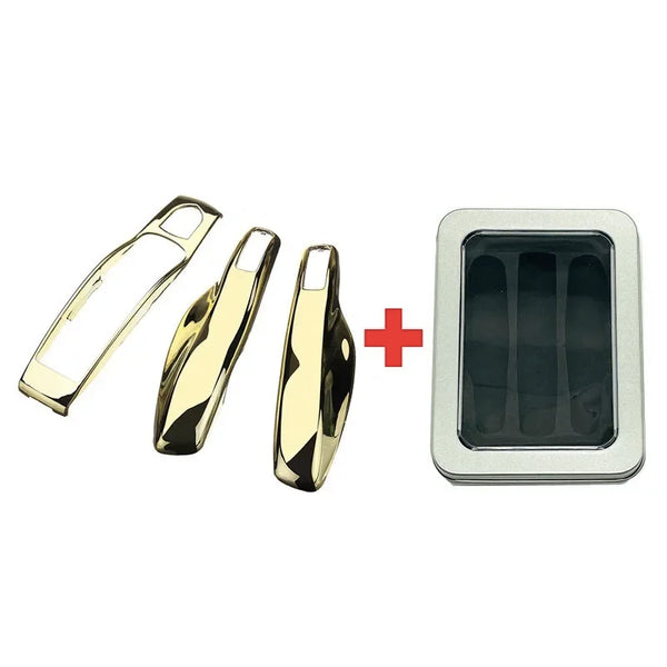 3Pcs Car Smart Remote Key Case Fob Cover Shell for Porsche Panamera Spyder Carrera Macan Boxster Cayman Cayenne 911 970 981 991