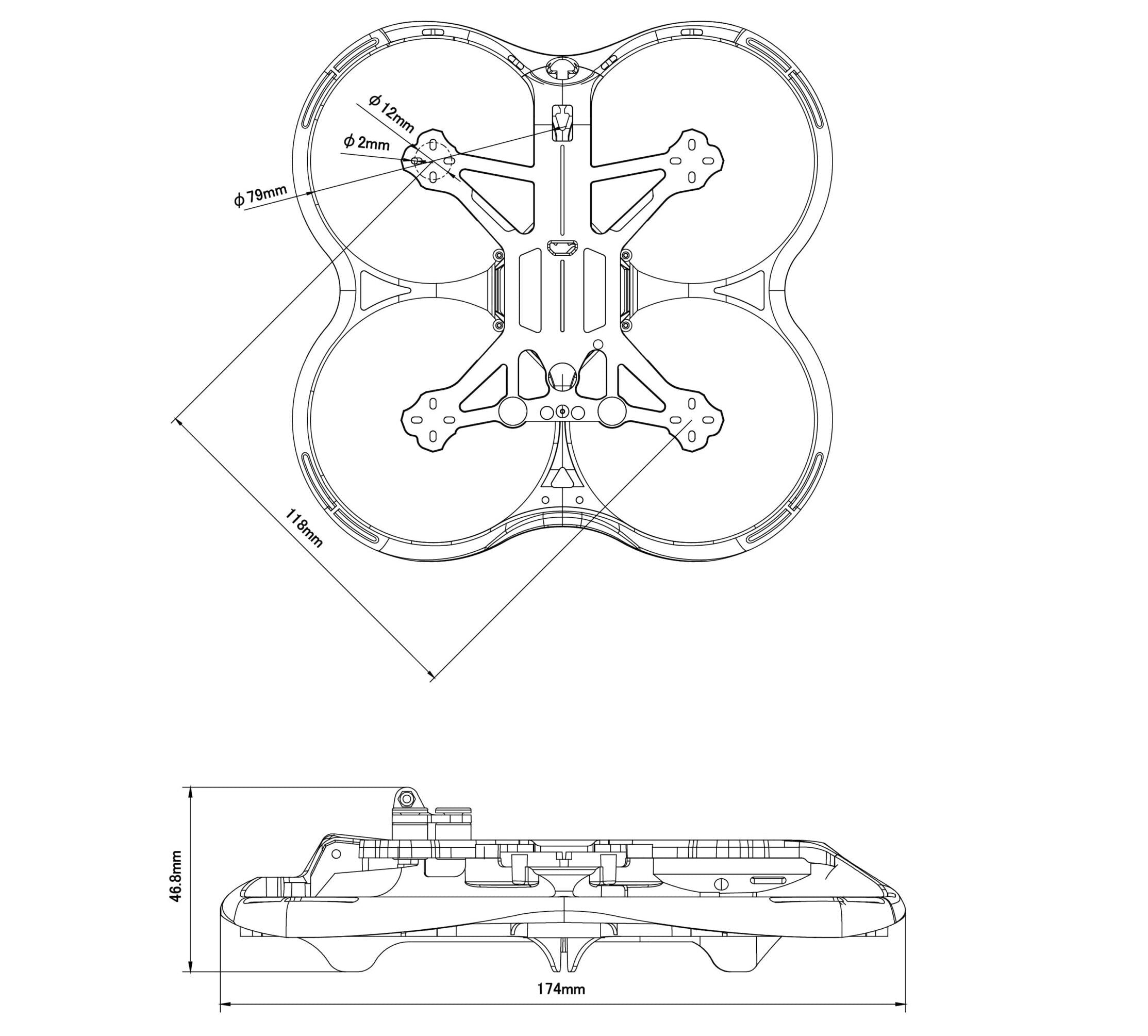 BetaFPV Pavo30 Whoop Frame 3"
