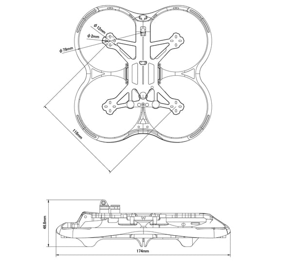 BetaFPV Pavo30 Whoop Frame 3"