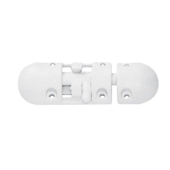 Anti-Rattle Barrel Bolt, Plastic, White | 4Boats