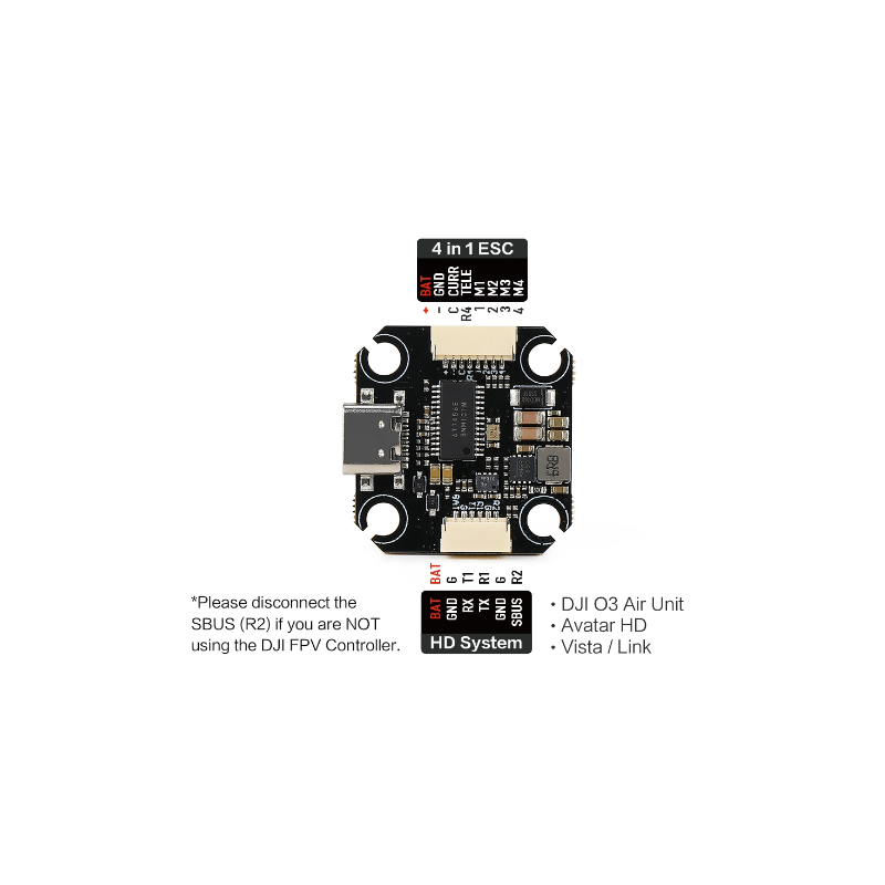 Axisflying Argus Mini F722 Pro 55A Stack