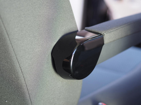 For VW T6 Twin Seat Hinge Caps + Arm rest Styling Caps Piano Black Interior Styling