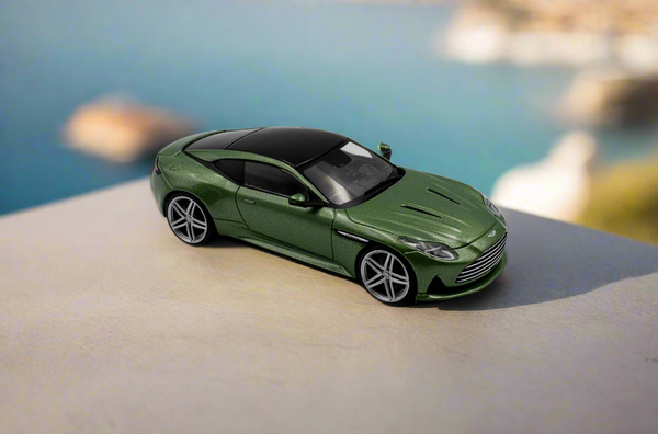 Aston Martin DB12 2023 Iridescent Emerald Green 1:43 Scale Solido Diecast Model