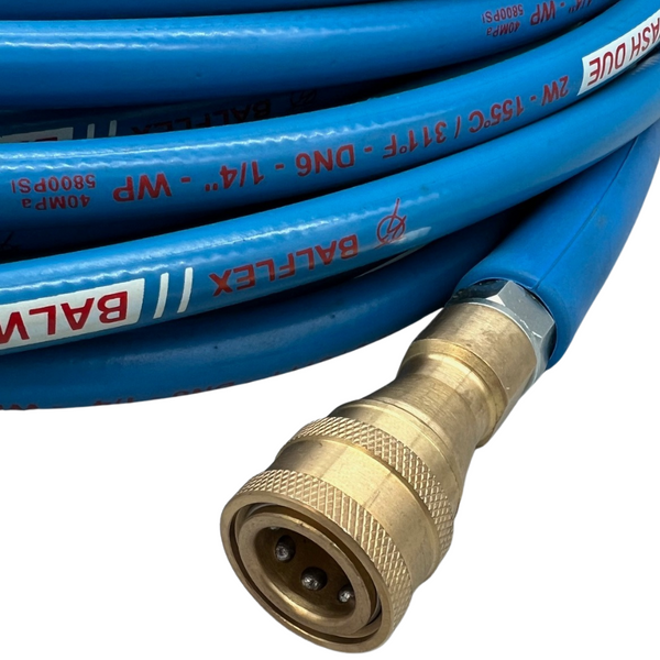 Astrox 15ft Smooth Carpet Cleaner Solution Hose With QR Fittings