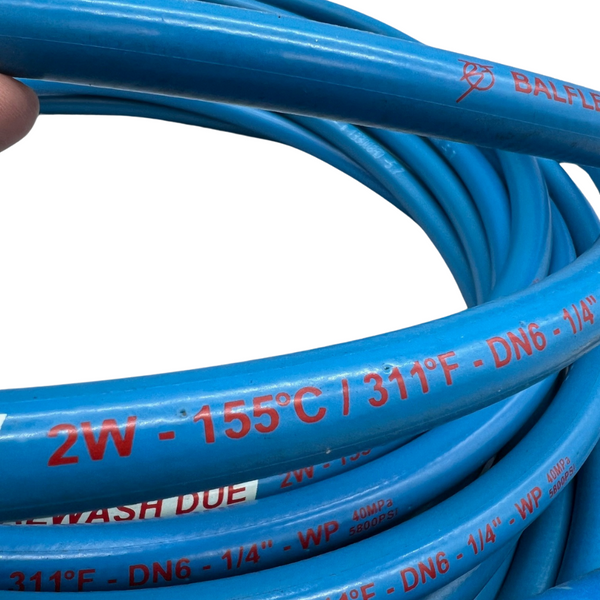 Astrox 25ft Smooth Carpet Cleaner Solution Hose With QR Fittings