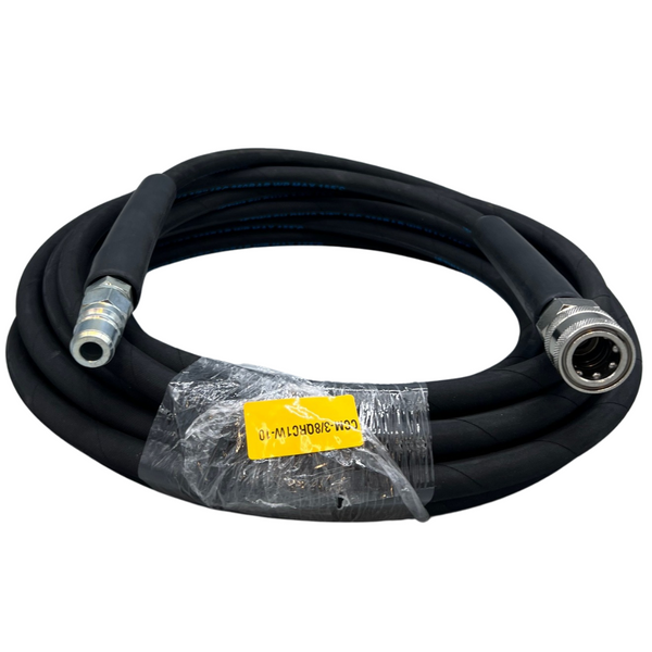 Astrox 3/8" Maxi Quick Release 2 Wire High Pressure Rubber Hose - 400bar
