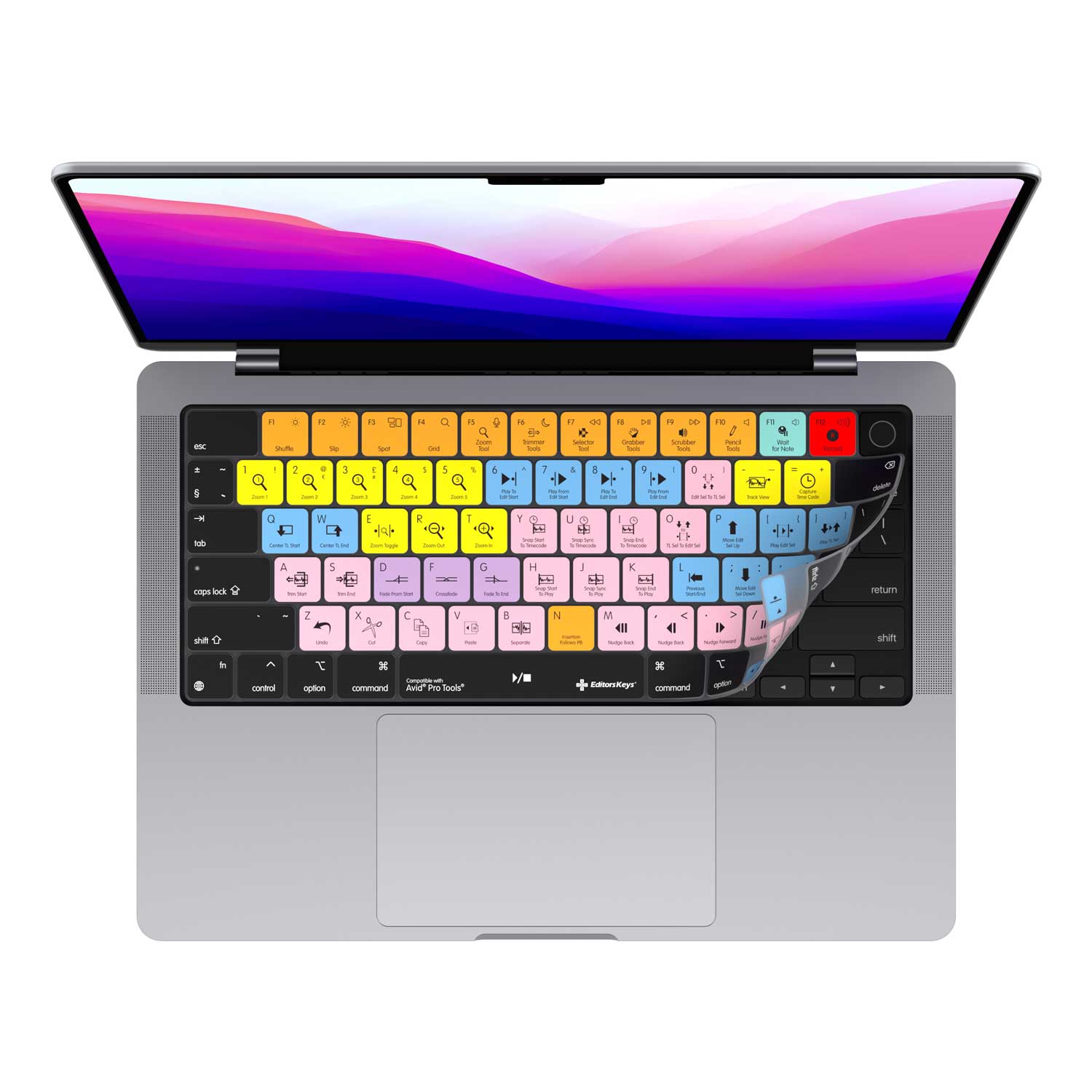 Avid Pro Tools Keyboard Covers for MacBook and iMac