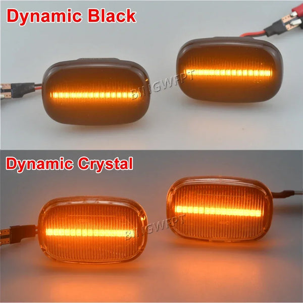 2PCS Car Dynamic Side Marker Blinker Light For Toyota Celica T20 23 Corolla Caldina Avensis Starlet Prius Fielder Verso Runx MR2