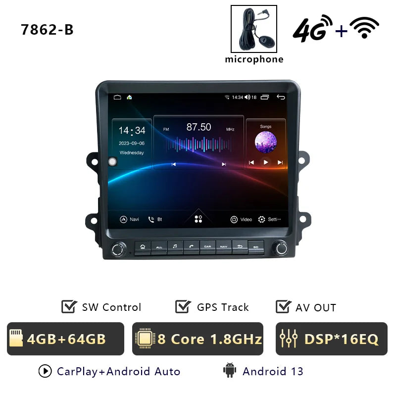 CHSTEK Android13 Car Radio Carplay Navigation For Porsche Cayman Boxster 718 911 918 981 997 Auto Stereo Qualcomm Bluetooth WIFI