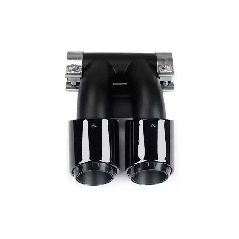 Suitable for Porsche Cayman 718 981 987 Boxster Exhaust Modified Dual Sports Tailpipe Stainless Steel Muffler Low Upgrade High-G