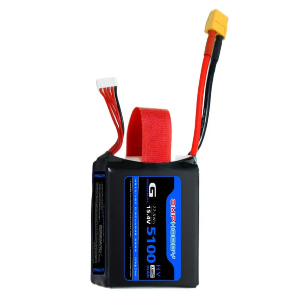 OMP HV LiPo Battery 5100mAh 15.4V 4S for ZMO VTOL