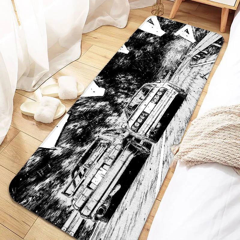 Drift Car JDM Initial D AE86 Door Mat Entrance Non-slip Doormat Washable Kitchen Carpet Living Room Hallway Rugs Bathroom Bath