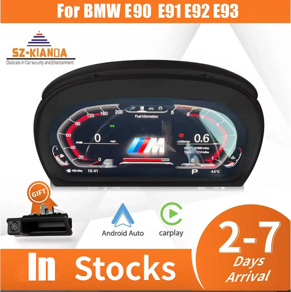 2025 Latest 12.3'' Original Digital LCD Dashboard For BMW 3 Series E90 E91 E92 E93 Cluster instrument Cockpit Voor speedometer