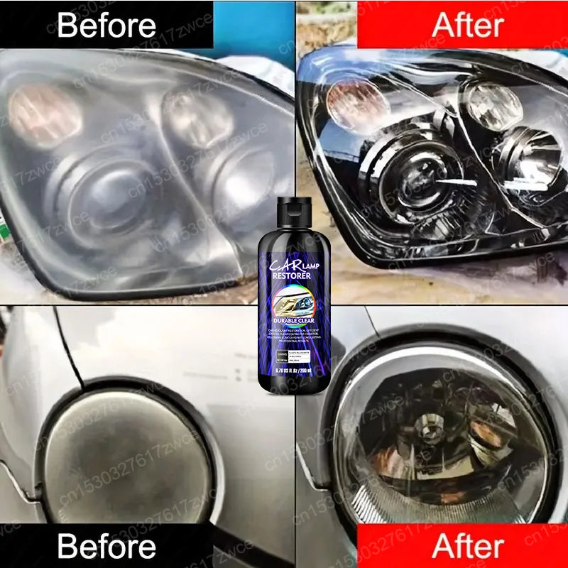 Car Headlight Restoration Polishing Headlamp Scratch Remover Repair Cleaning Paste Remove Oxidation Headlight Polish Liquid